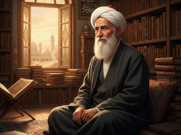 Potret ilustratif Syaikh Nawawi al-Bantani, ulama Nusantara asal Banten yang dikenal sebagai Sayyid ‘Ulama’ al-Hijaz dan guru para ulama Indonesia.